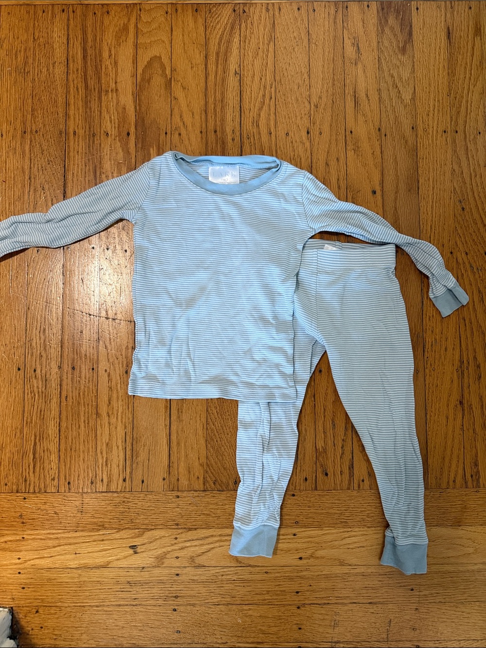 Lake Light Blue Kids Long-Sleeve Pajama Set